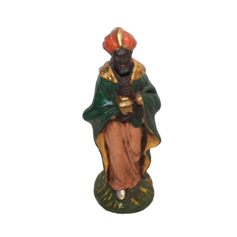 Vintage Paper Mache Wise Man Figure Made In  Italy 5.0"